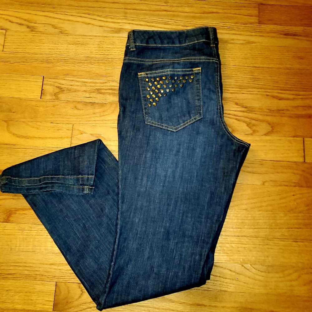 Michael Kors Studded Pocket Denim Jeans